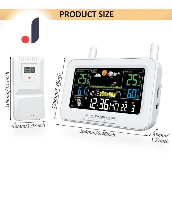 Smart Weather Station with Color Screen — Barometers, Polina