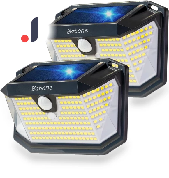 Solar Sensor LED Garden Lamp — Outdoor Security & Flood Lighting, KAYOMART Electric