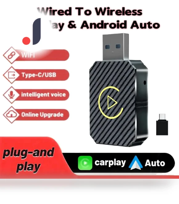 Wireless CarPlay Android Auto Adapter — Phone Accessories, LIAESMART