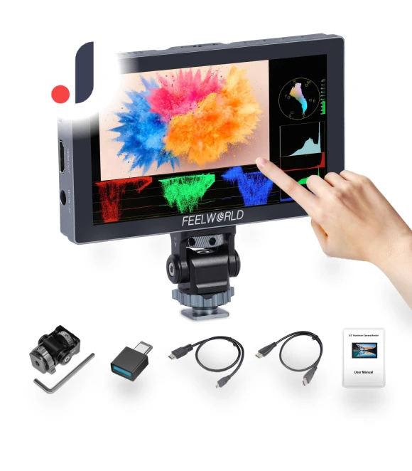6 Inch 1000 Nits High Brightness Mobile Camera DSLR Camera — Viewfinders, FEELWORLD