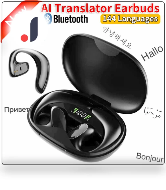 AI Translator Earbuds — Language Translators, Good Household Items