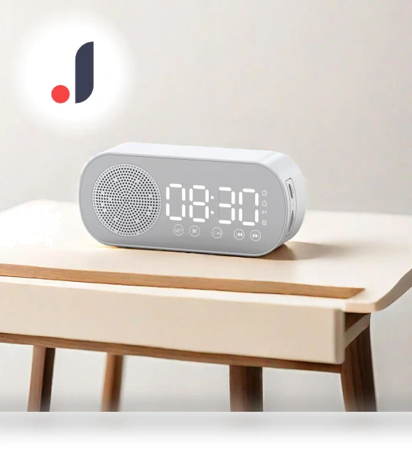 Alarm Clock with Speaker and Touch Button — Alarms & Clocks, HOME-Auto-001