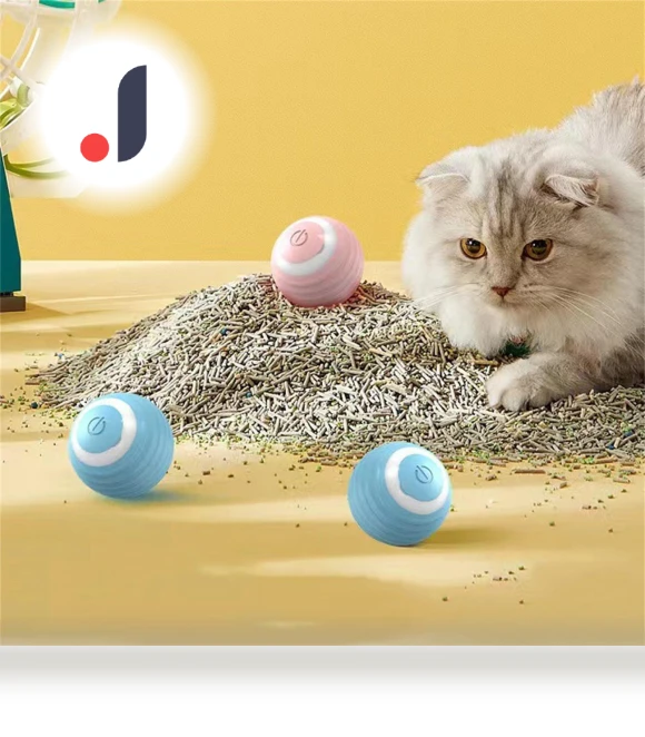 Automatic Rolling Ball for Cats — Cat Playthings, amydeal