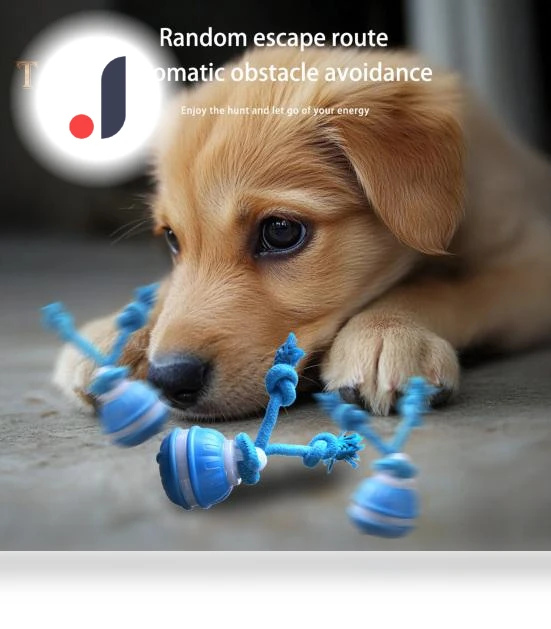 Automatic Smart Toy for Dogs with Moving Ball and Squeaky Motion Sensor — Automatic Launchers, Vogue Wardrobe