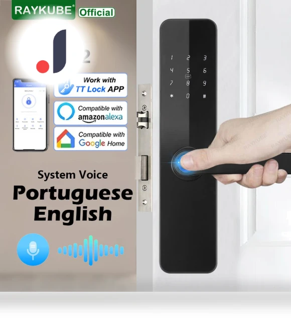 Bluetooth Smart Lock — Biometric Security, RAYKUBE