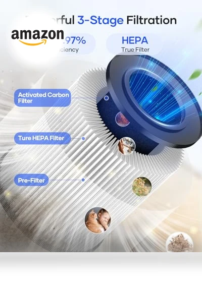 HEPA Air Purifier with Fragrance Sponge — Activated Carbon Air Purifiers, Mooka