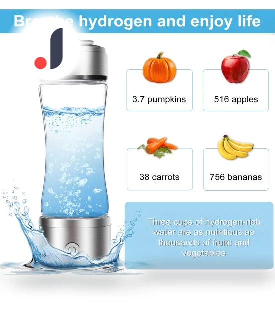Hydrogen Water Bottle Generator — Hydration Essentials, Yixhan