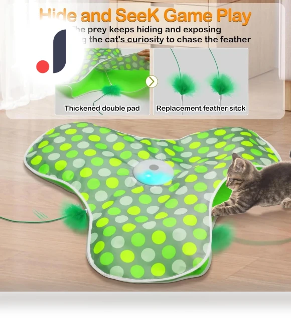 Interactive Cat Toy 'Hide and Seek' with Mouse — Mice & Animals, KITCHEN-MALL