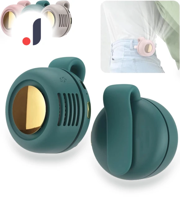 Portable Silent Bladeless Clip Fan — Portable Cooling Solutions, mujin