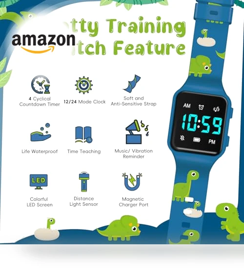 Potty Training Watch with Countdown — Educational Timepieces
