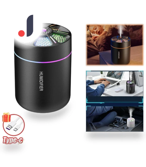 Rechargeable Air Humidifier with Ambient Light — Diffusers, YJMP home