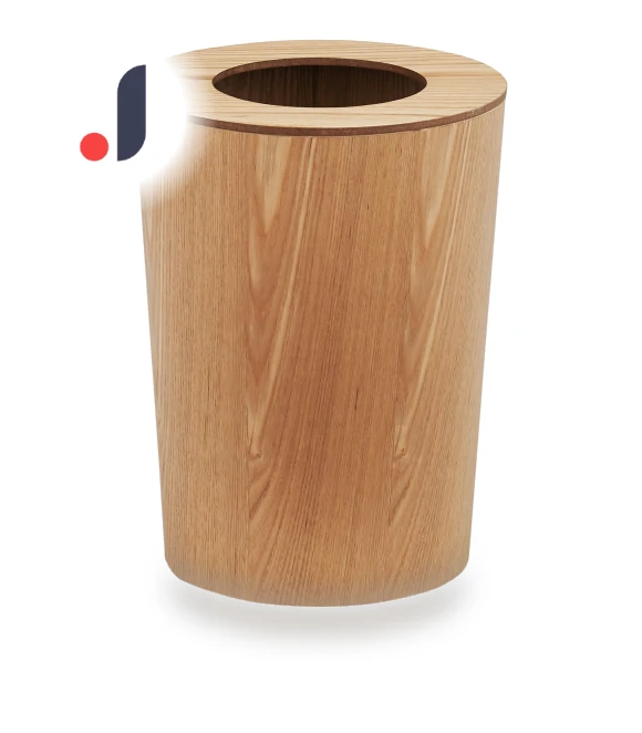 Smart Eye Trash Can with Ribbon — Waste Baskets, DOKI DOKI MARKET form NIPPON