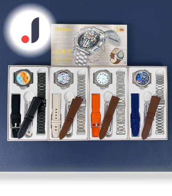 Smart Watch with True Pulse, NFC, and Three Replaceable Straps — Smartwatches, StrideBox