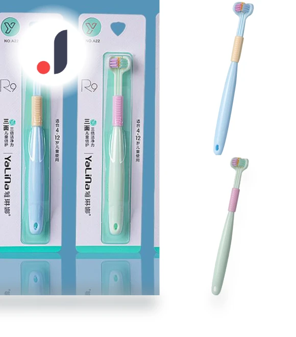 Three-Sided Sensory Toothbrush — Kids' Electric Toothbrushes, Cyprinoid