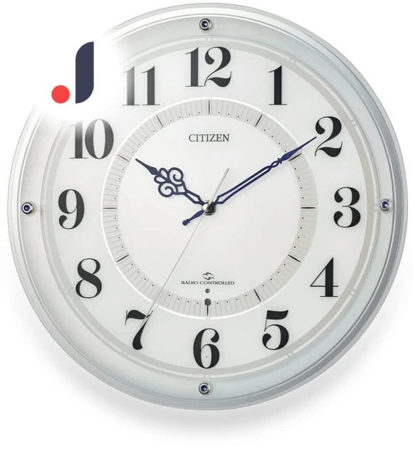 Wall Clock with Radio Control — Clocks, Citizen