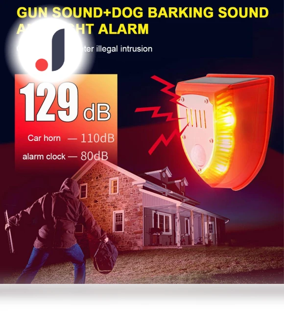 Waterproof Warning Lamp with Motion Sensor — Outdoor Security & Flood Lighting, Good Household Items