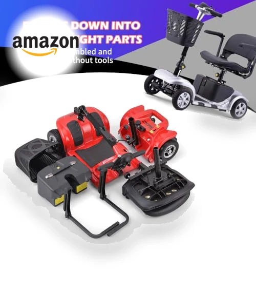 4 Wheels Electric Mobility Scooter — Rolling Walkers, DOUBLE GLOBAL INC