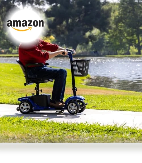 4 Wheels Electric Mobility Scooter — Rolling Walkers, DOUBLE GLOBAL INC