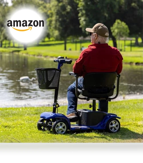 4 Wheels Electric Mobility Scooter — Rolling Walkers, DOUBLE GLOBAL INC