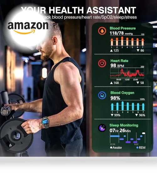AI Smart Watch with Health Monitoring — Smartwatches, SOUYIE