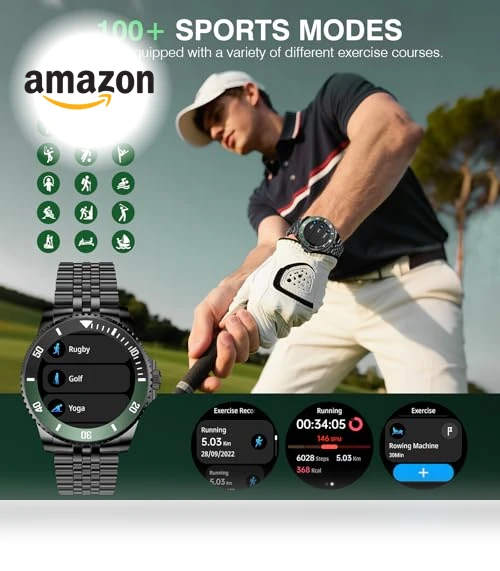 AI Smart Watch with Health Monitoring — Smartwatches, SOUYIE