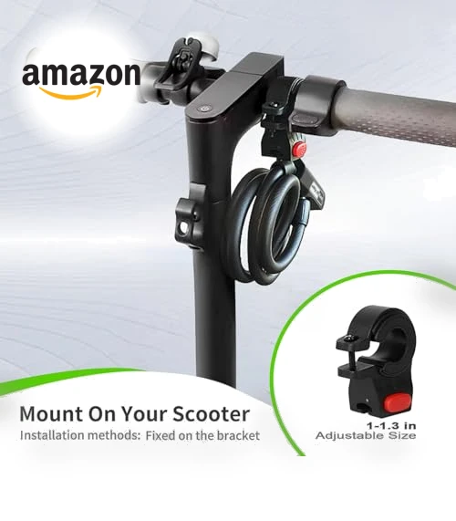 Anti Theft Cable Lock with Mounting Bracket — Cable Security, eMjollRay
