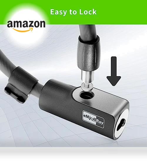 Anti Theft Cable Lock with Mounting Bracket — Cable Security, eMjollRay