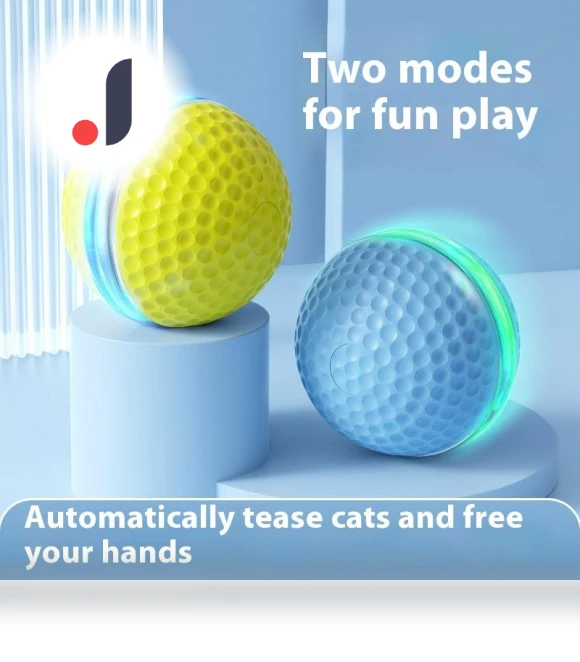 Automatic Rolling Ball Pet Toy — Cat Playthings, Pansyf