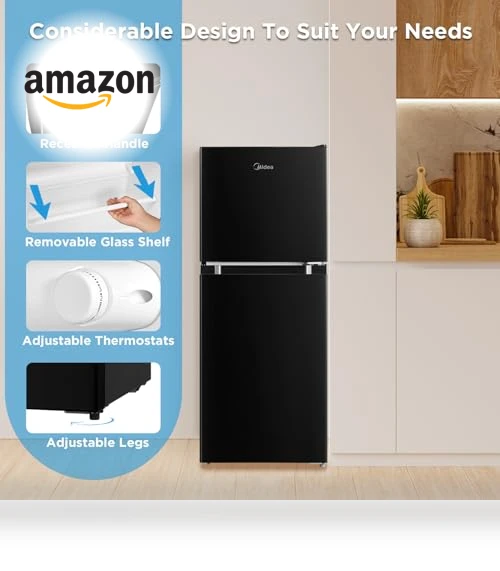 Double Door Refrigerator — Mini Fridges, Midea