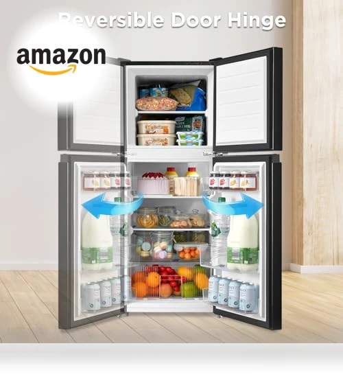 Double Door Refrigerator — Mini Fridges, Midea
