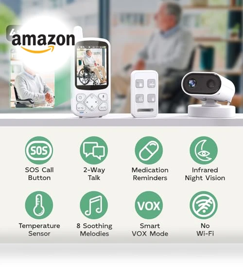 Elderly Monitor with Camera and Audio — Baby Monitors, Zaguoroo