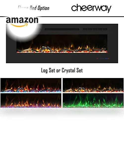 Electric Fireplace with Heater — Electric Heating Solutions, Cheerway