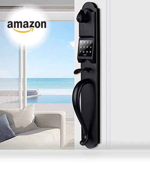 Keyless Entry Door Lock with Touchscreen — Padlocks & Hasps, HISAFE