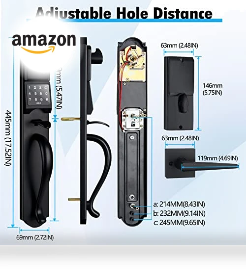 Keyless Entry Door Lock with Touchscreen — Padlocks & Hasps, HISAFE