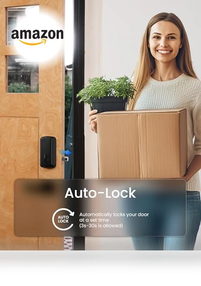 Keypad Fingerprint Door Lock — Smart Home Security, DESLOC