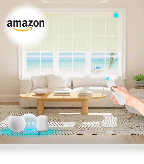 Motorized Light Filtering Shades — Honeycomb, Blindify