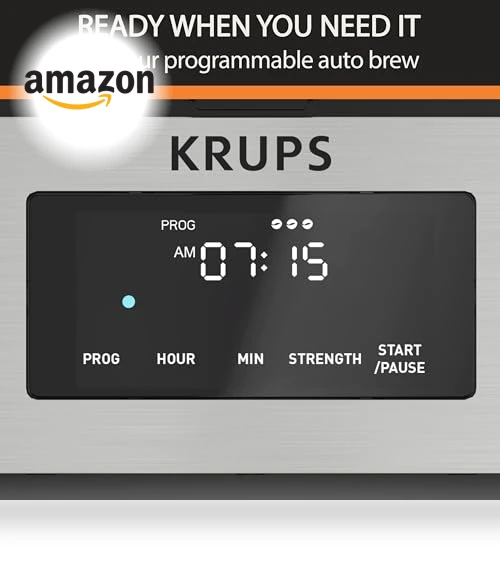 Simply Brew Programmable Coffee Maker — Coffee & Espresso Combos, KRUPS