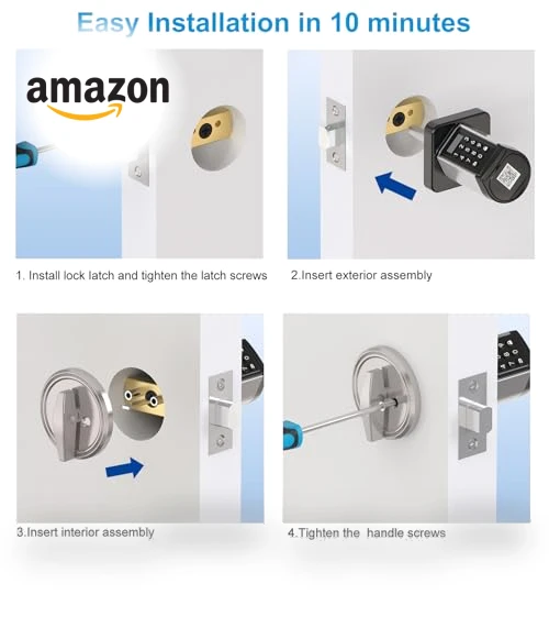 Smart Deadbolt Lock — Keyless Entry, YOUDO