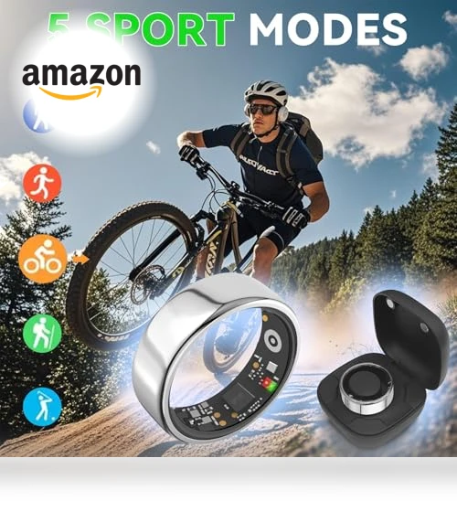 Smart Health Ring — Wearable Accessories, Hivisuals