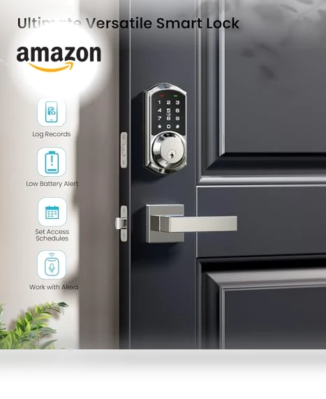 Smart Locks with 2 Lever Handle Set — Smart Home Security, Veise