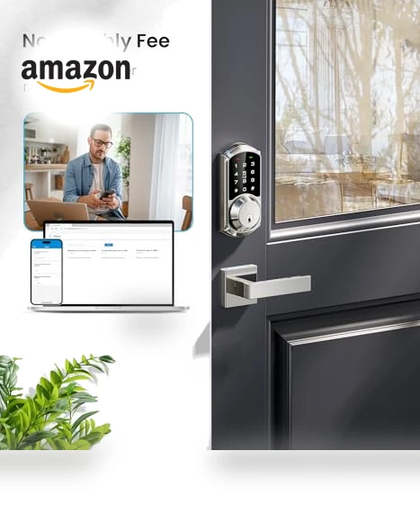 Smart Locks with 2 Lever Handle Set — Smart Home Security, Veise