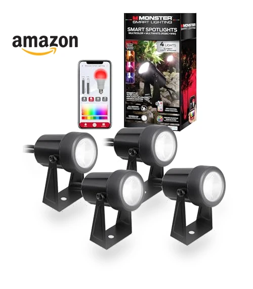 Smart Outdoor RGB+IC+WW Spotlights — Spotlights, MONSTER
