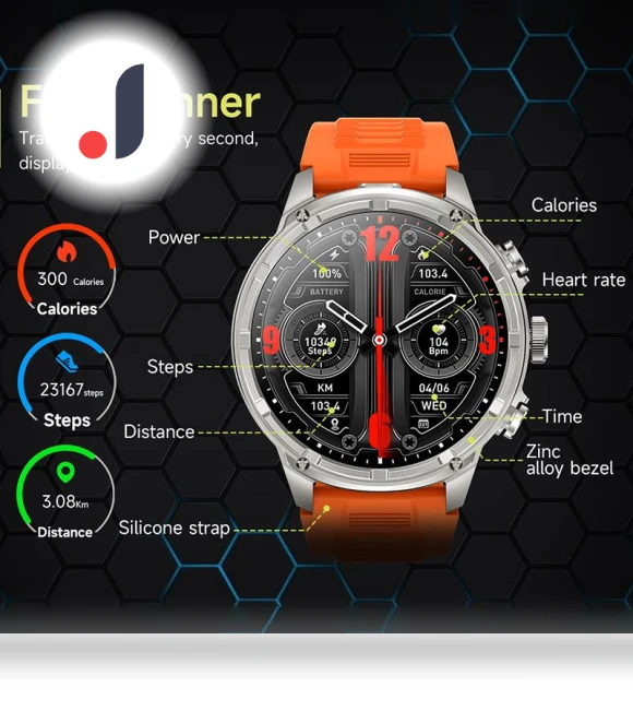Smart Watch with Heart Rate Monitor — Wearable Accessories, SCIONE