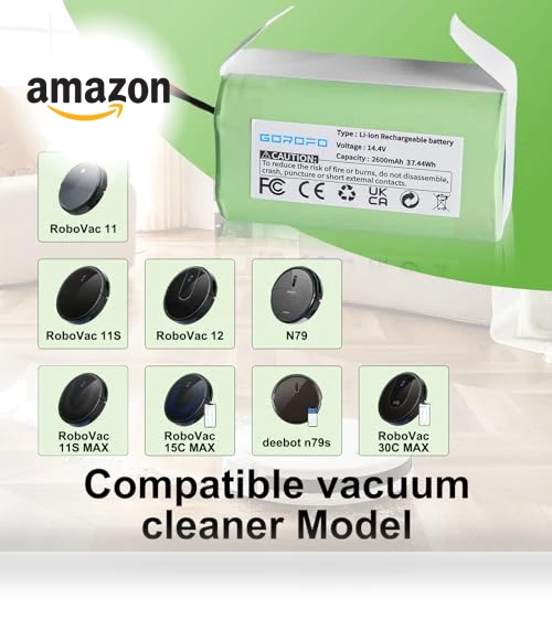 Vacuum Cleaner Battery — Batteries, GOROFO