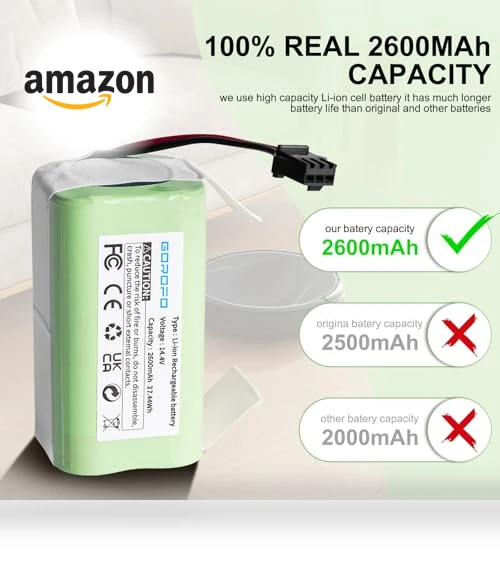 Vacuum Cleaner Battery — Batteries, GOROFO