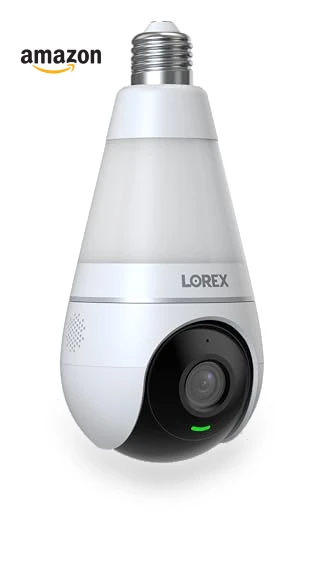 Wi-Fi Smart Lightbulb Camera — Smart Home Security, Lorex