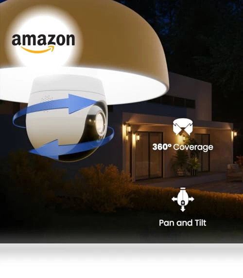 Wi-Fi Smart Lightbulb Camera — Smart Home Security, Lorex