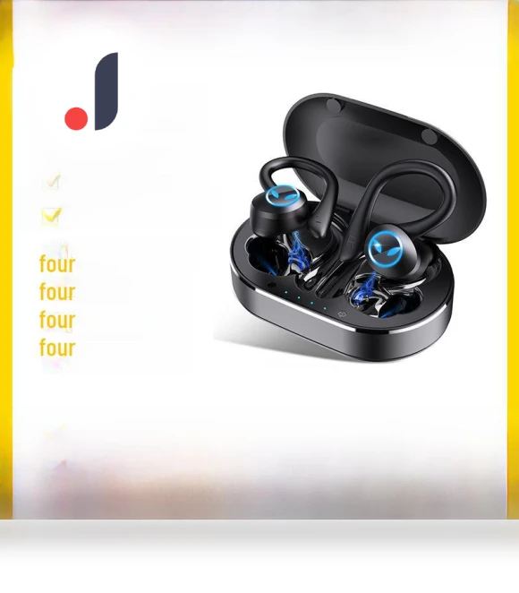 Wireless Sports Bluetooth Earbuds with Noise Cancellation — In-Ear Headphones, Smarter than future