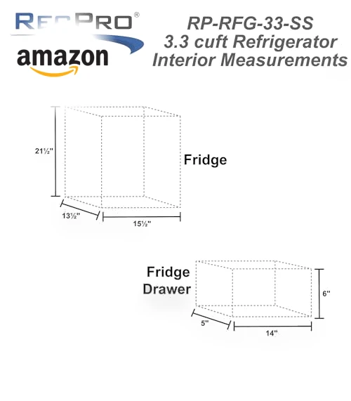 12V RV Refrigerator — Mini Fridges, RecPro