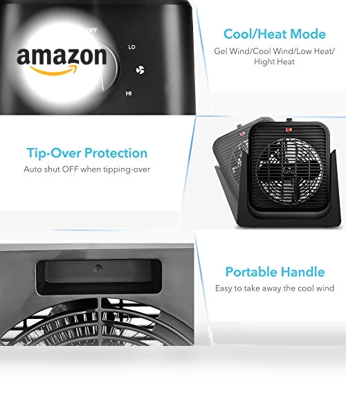 2 in 1 Fan and Heater Combo — Portable Heating Solutions, TRUSTECH